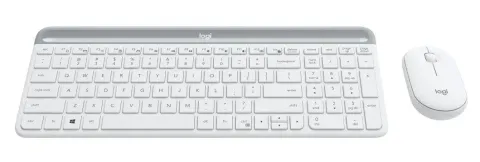 Logitech MK470 Q TR İnce Kablosuz Klavye Mouse Set Beyaz 920-009436