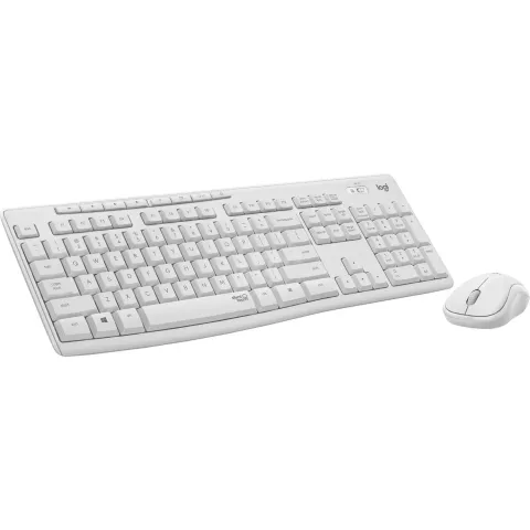 Logitech MK295 Q TR Sessiz Kablosuz Klavye Mouse Set Beyaz 920-010089