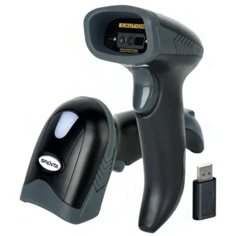 Spenta ST-3830 2D Karekod Kablosuz Barkod Okuyucu + Wi-Fi USB Dongle