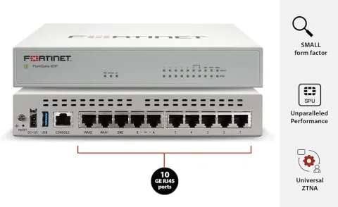 Fortinet FortiGate 60F Hardware Plus 1 Year UTP Protection