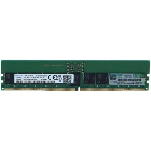 HPE 32GB (1x32GB) Dual Rank x4 DDR4-3200 CAS-22-22-22 Kayıtlı Akıllı Bellek