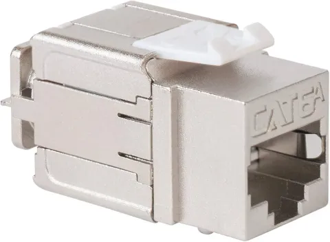 Cat6A FTP Zırhlı Keystone Jack (Aletsiz)