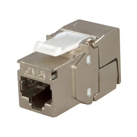 Cat6A Tam Korumalı (Shielded) Aletsiz Keystone Jack