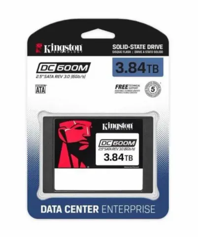 Kingston DC600M 3.84TB Kurumsal SATA SSD