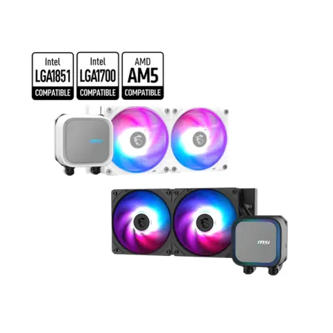 MSI Mag Coreliquid A13 240 White 240MM Argb CPU Sıvı Soğutucusu (Lga 1700/1851/AM4/AM5 Uyumlu)