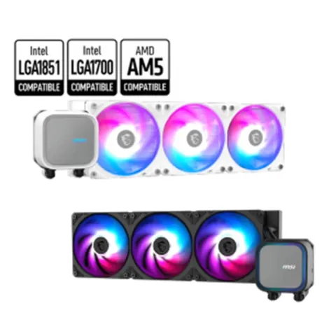 MSI Mag Coreliquid A13 360 360MM White Argb CPU Sıvı Soğutucu (LGA1700/1851/AM5/AM4 Uyumlu)