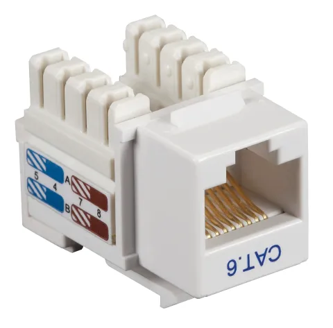 Cat6 RJ45 Keystone Jack (Toolless)