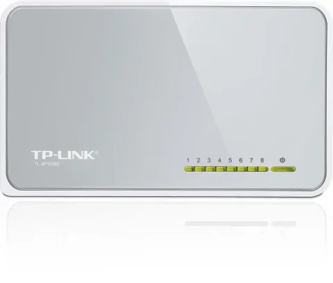 TP-Link TL-SF1008D 8 Port 10/100 Plastik Kasa Switch
