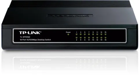 TP-Link TL-SF1016D 16 Port 10/100 Plastik Kasa Switch
