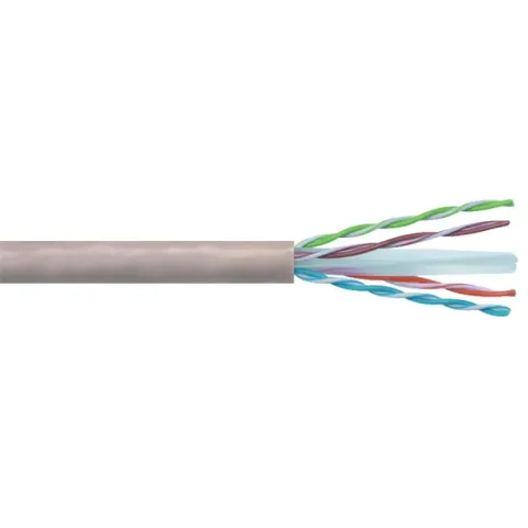 Hcs U/Utp 500 Metre Halojen Free (LS0H) 250MHZ Gri Renk CAT6 Kablo (H06-00402-DP0-FV)