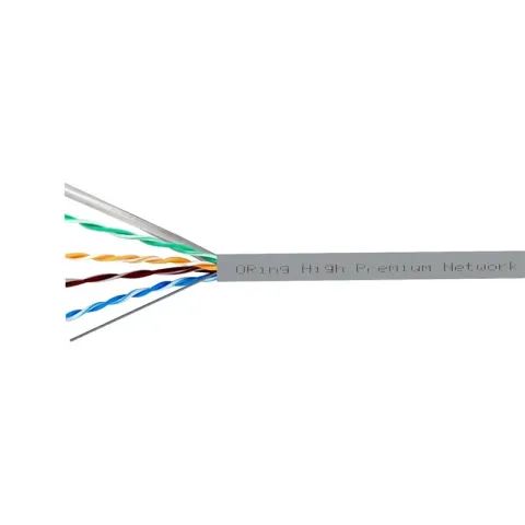 Oring RW-U0605GRY U/Utp CAT6 23AWG LSZH 250MHZ 500 Metre Bakir Gri Renk Network Kablosu