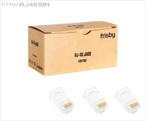Frisby FNW-RJ4519N RJ45 CAT5 UTP 100 Adet Konnektor