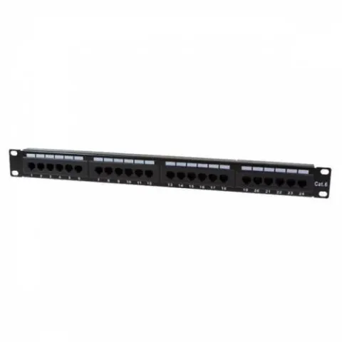 Uranium P24UTP PP-UC6-2524 CAT6 24 Port Dolu Patch Panel