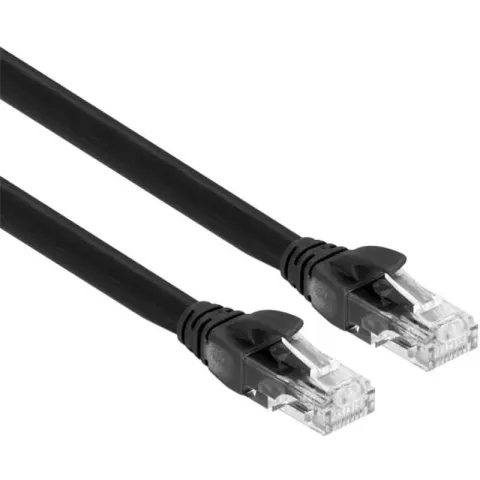 S-Link SL-CAT6030BK 30CM Siyah UTP CAT6 Patch Kablo