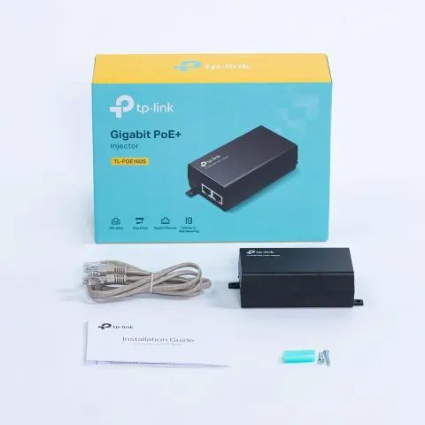 TP-Link Omada TL-POE160S 48VOLT 30WATT Gigabit Port PoE Adaptör .