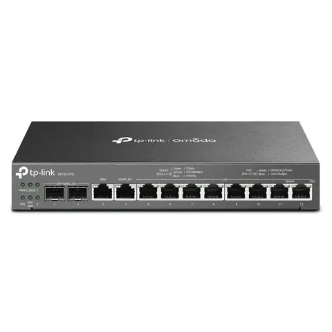 TP-Link Omada ER7212PC 2XGIGABIT SFP Wan/Lan Port 1XGIGABIT RJ45 WAN 1XGIGABIT SFP Wan/Lan 8XGIGABIT VPN Router