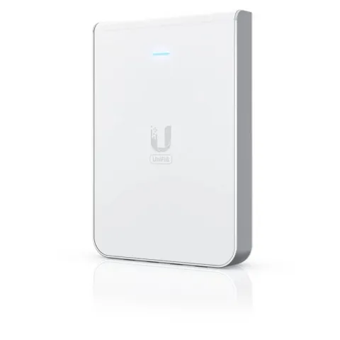Ubiquiti U6-IW 2.4/5GHZ Dualband WIFI6 4X4 MU-Mimo 4.8GBPS 5.9 Dbi İç Ortam Duvar Tipi Access Poınt(Adaptörsüz)