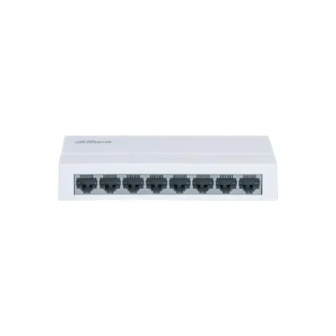 Dahua PFS3008-8ET-L 8 Port 10/100 Plastik Kasa Switch