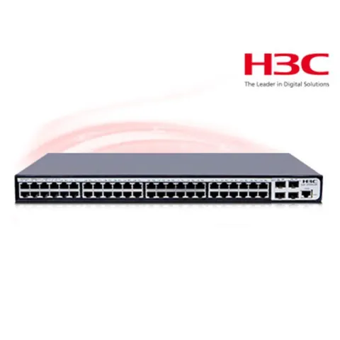 H3C 9801A1Q5 S1850-52P 48 Port Gigabit + 4X1GB SFP Uplink Web Yönetilebilir L2 Rackmount Switch
