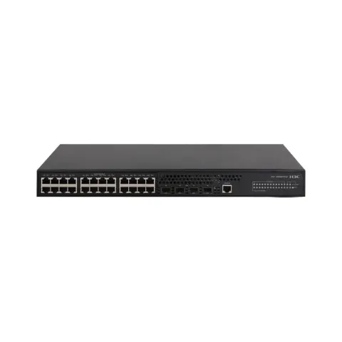 H3C S5024PV3-EI 24 Port Gigabit + 4X1GB SFP Uplink Yönetilebilir L2 Rackmount SWITCH(9801A1QT)