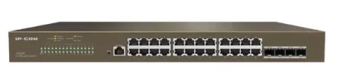 IP-Com G5328F 24 Port Gigabit + 4X1GB SFP Uplink L3 Yönetilebilir Rackmount Switch