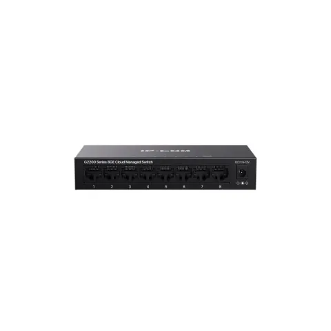 IP-Com G2208D 8 Port Gigabit Cloud Yönetilebilir Metal Kasa Switch