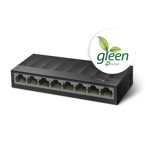 TP-Link LS1008G 8 Port 10/100/1000 Gigabit Plastik Kasa Switch