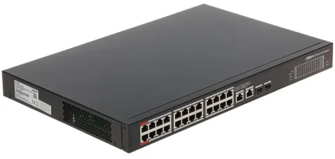 Dahua PFS3228-24GT-360 24 Port Gigabit + 2X1GB RJ45/SFP Uplink 360W PoE Rackmount Switch