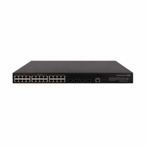 H3C LS-5120V3-28P-PWR-LI-GL L2 24 Port GIGABIT+4X1GB SFP Uplink 1XCONSOLE Port Yönetilebilir 185W PoE Rackmount