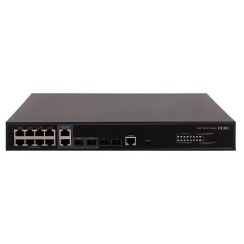 H3C 9801A1NC LC-5130S-12TP-HPWR-EI-GL 8 Port Gigabit + 2XRJ45/2XSFP Combo L2+ Yönetilebilir 125W PoE Switch