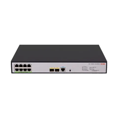 H3C 9801A4MQ S1850V2-10P-HPWR-EI 8 Port GIGABIT+2X1GB SFP 1XCONSOLE Port Yönetilebilir 125W PoE Rackmount Switch