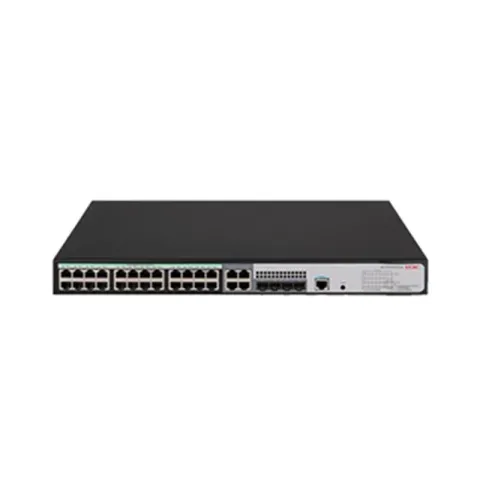 H3C 9801A40V S5120V3-28P-HPWR-LI 24 Port Gigabit + 4X1GB SFP 1XCONSOLE Port Yönetilebilir 370W PoE Rackmount Switch