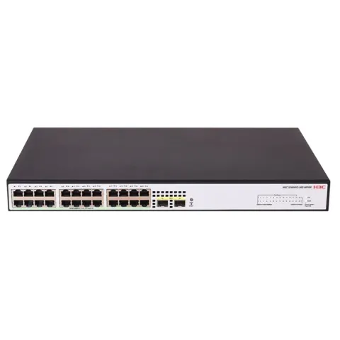 H3C Aolynk S1600V2-18P-HPWR 16 Port Gigabit + 2XGB SFP Uplink 240W PoE Yönetilebilir Rackmount Switch