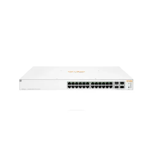HPE Aruba İon 1930 JL684B 24 Port GIGABIT+4X10GB SFP Yönetilebilir L2+ Rackmount 370W PoE Switch