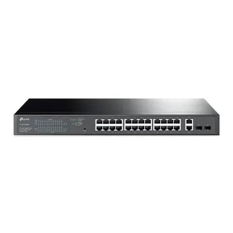 TP-Link TL-SG1428PE 24 Port Gigabit + 2XGIGABIT RJ45/SFP Uplink Yönetilebilir 250W PoE Rackmount Switch