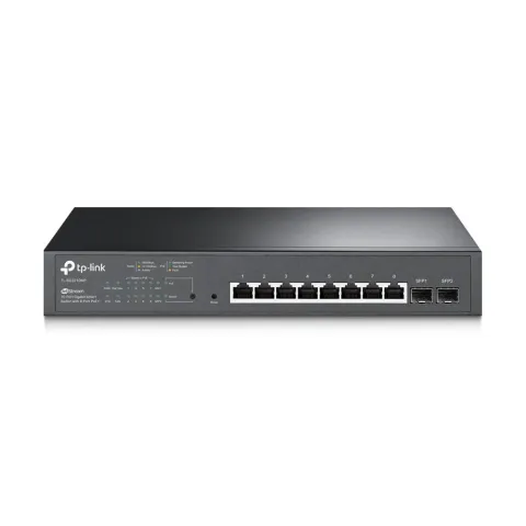 TP-Link Omada TL-SG2210MP 8 Port Gigabit+ 2XGIGABIT SFP Uplink Yönetilebilir 150W PoE Rackmount Switch