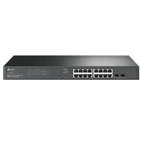 TP-Link Omada TL-SG2218P 16 Port GIGABIT+2XGIGABIT SFP Uplink Yönetilebilir 150W PoE Rackmount Switch