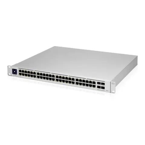 Ubiquiti USW-PRO-48-POE 48 Port Gigabit + 4X10GB SFP Uplink 600W PoE Yönetilebilir Rackmount Switch