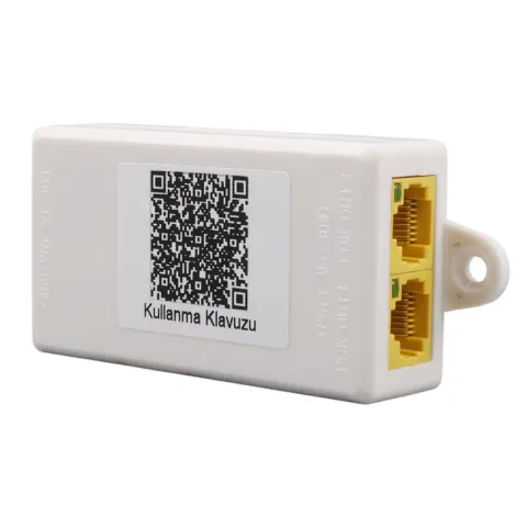 Uranium POE-RP12P 1 Port PoE Giriş Besleme+ 2 Port PoE Çıkış 10/100 Plastik Kasa PoE Repeater