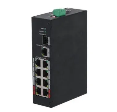 Dahua PFS3110-8ET-96-V2 8 Port 10/100 + 1XGB RJ45/SFP 96W PoE Endustriyel Switch