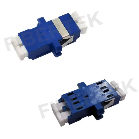 LC Duplex Fiber Optik Adaptör (Coupler) – Mavi / 50’li Paket