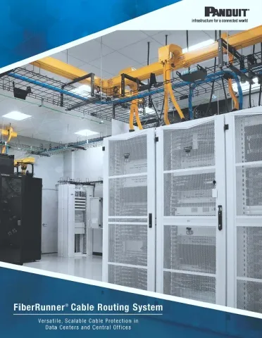 Panduit FiberRunner 4×4 Sarı Kablo Taşıma Tavası (2m)