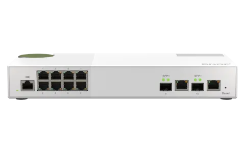 QNAP QSW-M2108-2C 10GbE ve 2.5GbE Yönetilebilir Switch