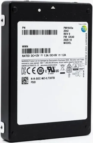 Samsung PM1643a 1.92TB Enterprise SAS SSD