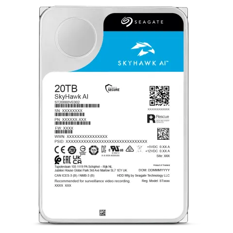 Seagate SkyHawk AI 20TB Surveillance HDD