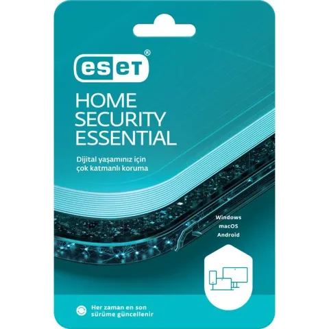 Eset Home Security Essential 5 Kullanıcı 1 Yıl Kutu