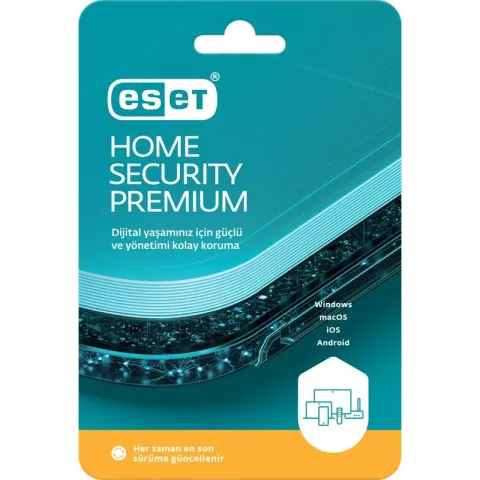 Eset Home Security Premium 3 Kullanıcı 1 Yıl Kutu