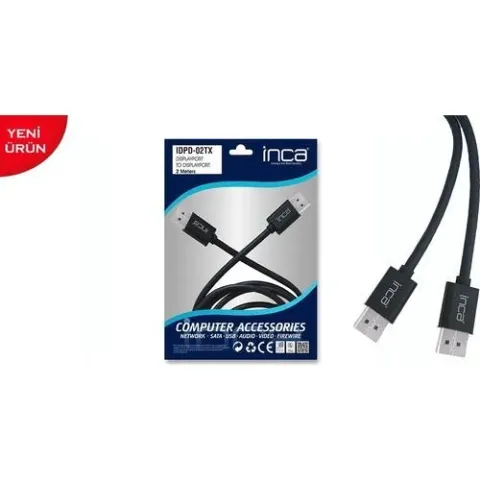 Inca IDPD-02TX 2 mt Display Port To Display Port 4K