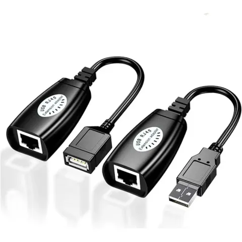 Qport Q-UX2 60M USB Extender 2 li Paket