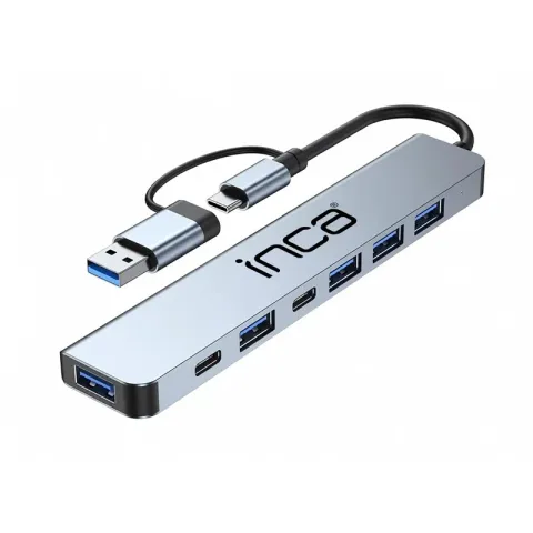 Inca IUTP-7 USB Type-C Hub X7 Aluminyum Çoklayıcı